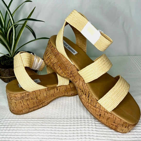Steve Madden  Sashes Sandal, Raffia, 10 - Picture 6 of 11